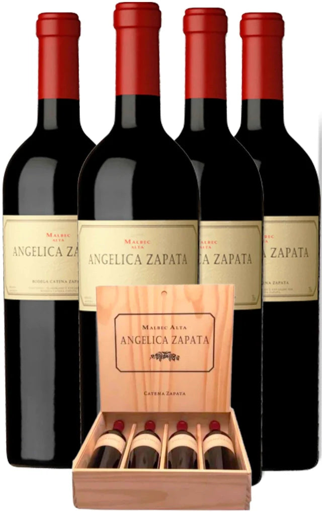 KIT 4 Vinhos Argentinos - Angélica Zapata Alta -Malbec